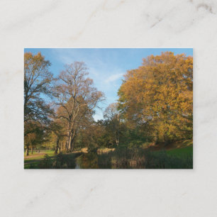 Herbst im Park Visitenkarte