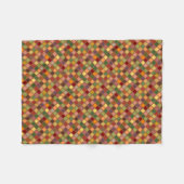 Herbst im Quadrat Fleecedecke (Vorderseite (Horizontal))