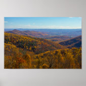 Herbst im Shenandoah-Nationalpark, Virginia Poster (Vorne)