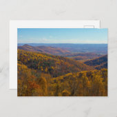 Herbst im Shenandoah-Nationalpark, Virginia Postkarte (Vorne/Hinten)