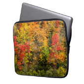 Herbst im Sims Pond North Carolina, Blue Ridge Laptopschutzhülle (Vorderseite Links)