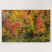 Herbst im Sims Pond North Carolina, Blue Ridge Puzzle (Horizontal)
