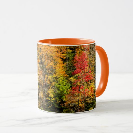 Herbst im Sims Pond North Carolina, Blue Ridge Tasse (VorderseiteRechts)