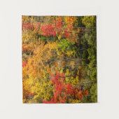 Herbst im Sims Pond North Carolina, Blue Ridge Wandteppich (Vorderseite)