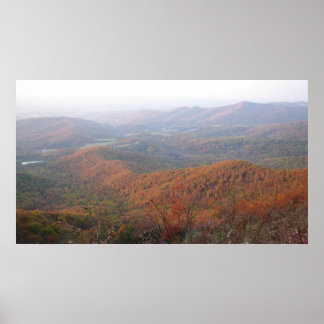 Herbst im Tal Poster