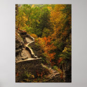 Herbst im Treman Staat Park Poster (Vorne)