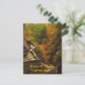 Herbst im Treman Staat Park Postkarte (Stehend Vorderseite)