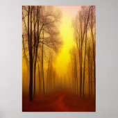 Herbst im Wald | AI Art Poster (Vorne)