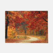 Herbst im Wald Fußmatte (Vorderseite)