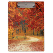 Herbst im Wald Klemmbrett (Vorderseite)