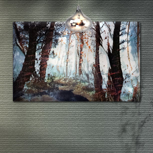 Herbst im Wald Leinwanddruck