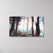 Herbst im Wald Leinwanddruck (Vorderseite)