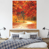 Herbst im Wald Leinwanddruck (Insitu (Schlafzimmer))