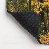 Herbst im Wald Mousepad (Ecke)