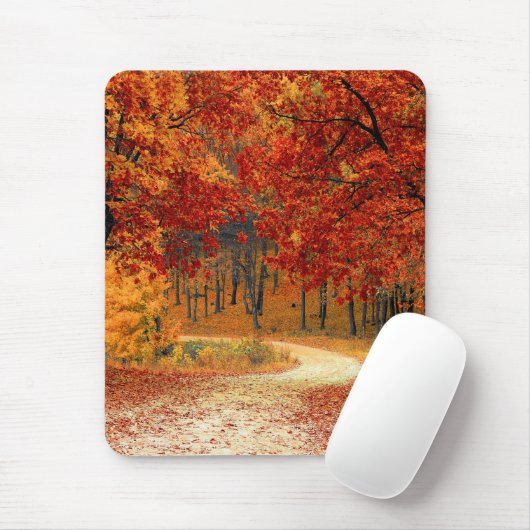 Herbst im Wald Mousepad (Mit Mouse)