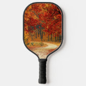 Herbst im Wald Pickleball Schläger (Rückseite)