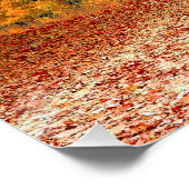 Herbst im Wald Poster (Ecke)
