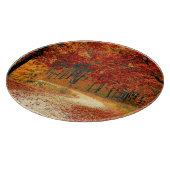 Herbst im Wald Schneidebrett (Ecke)