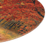 Herbst im Wald Schneidebrett (Ecke)