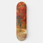 Herbst im Wald Skateboard (Vorderseite)