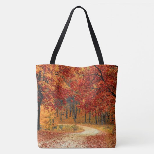 Herbst im Wald Tasche (Rückseite)