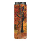 Herbst im Wald Thermosbecher (Rückseite)