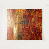 Herbst im Wald Wandteppich (Vorderseite (Horizontal))