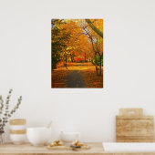 Herbst im Zentralpark 06 27 Poster (Küche)