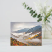 Herbst in Adirondack Postkarte (Stehend Vorderseite)