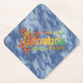 Herbst in Adirondacks New York Blue Sky Bckgrd Untersetzer