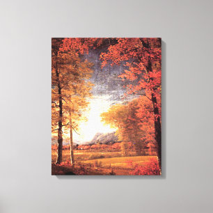 Herbst in Amerika, Oneida County, NY, Leinwanddruck