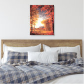 Herbst in Amerika, Oneida Landkreis, NY, Leinwanddruck (Insitu (Schlafzimmer))
