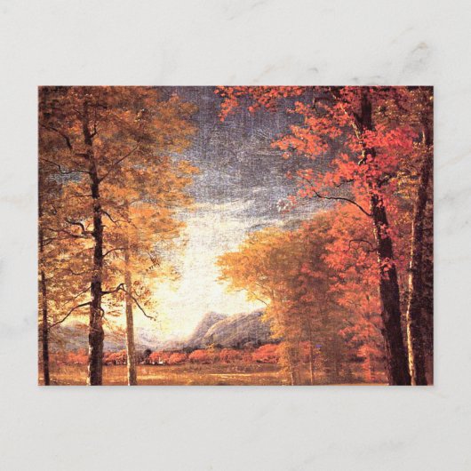 Herbst in Amerika, Oneida Landkreis, NY, Postkarte (Vorderseite)