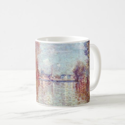 Herbst in Argentinien von Claude Monet Kaffeetasse (VorderseiteRechts)