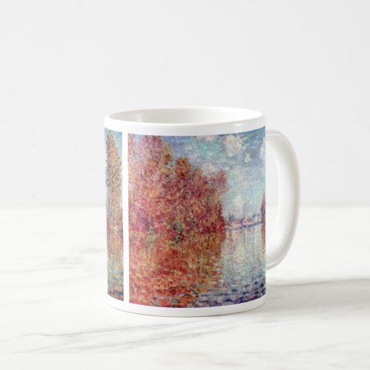 Herbst in Argentinien von Claude Monet Kaffeetasse (VorderseiteRechts)