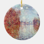 Herbst in Argentinien von Claude Monet Keramik Ornament (Hinten)