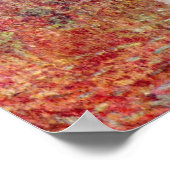 Herbst in Argentinien von Claude Monet Poster (Ecke)