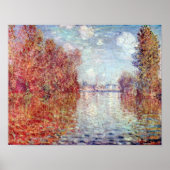 Herbst in Argentinien von Claude Monet Poster (Vorne)