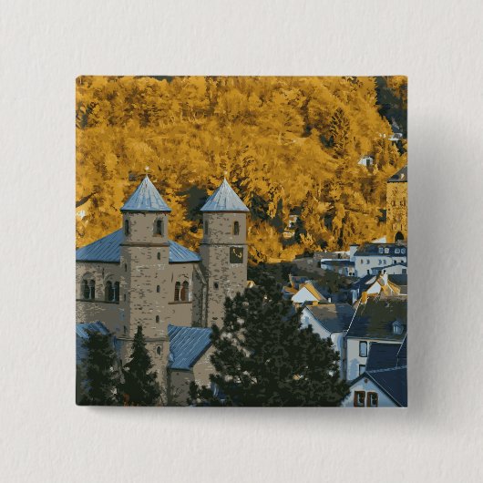 Herbst in Bad Münstereifel Button (Vorderseite)