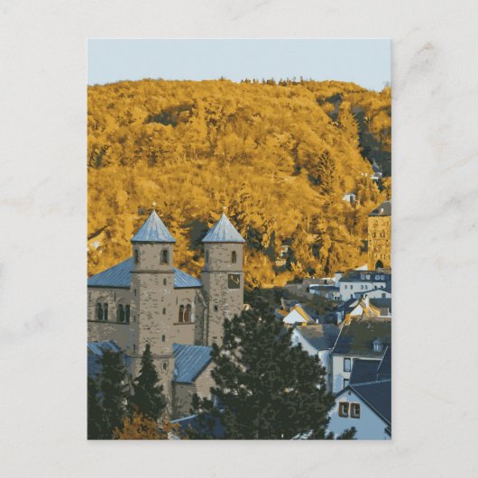 Herbst in Bad Münstereifel Postkarte (Vorderseite)