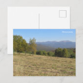 Herbst in Bieszczady Postkarte (Vorne/Hinten)