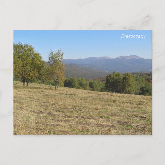 Herbst in Bieszczady Postkarte (Vorderseite)