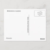 Herbst in Birmingham, Alabama Postkarte (Rückseite)