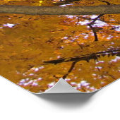 Herbst in Blacksburg, Virginia Poster (Ecke)