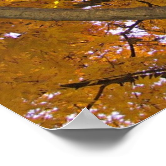 Herbst in Blacksburg, Virginia Poster (Ecke)