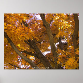 Herbst in Blacksburg, Virginia Poster