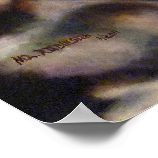 Herbst in Branch Brook Park, NJ. Poster (Ecke)