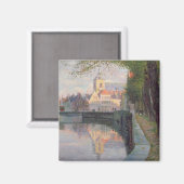 Herbst in Brügge Magnet (Vorderseite/Rückseite)