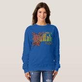Herbst in Buffalo New York mit Herbstlauben Sweatshirt (Vorne ganz)