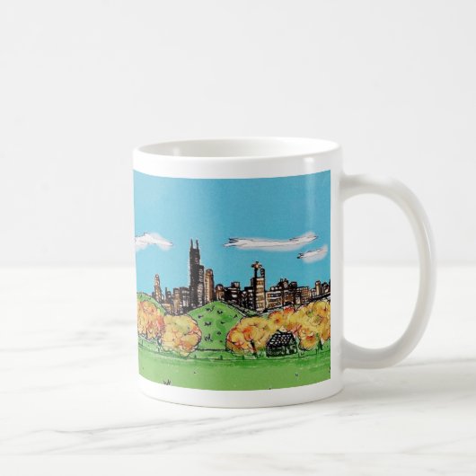 Herbst in Chicago-Tasse Tasse (Rechts)